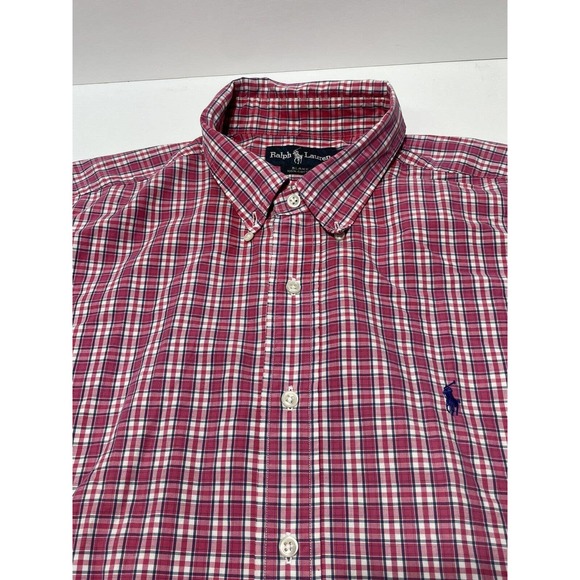 Ralph Lauren‎ Blake Shirt Button Up Pink XLARGE Long Sleeve GREAT CONDITION - Picture 1 of 4